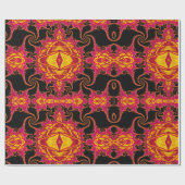 Flamboyant-Fraktal Geschenkpapier (Flach)