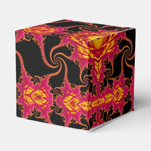 Flamboyant-Fraktal Geschenkschachtel (Rückseite)