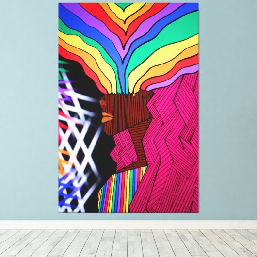 Flamboyant Leinwanddruck (Insitu (Holzboden))