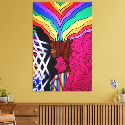 Flamboyant Leinwanddruck (Insitu (Wohnzimmer))