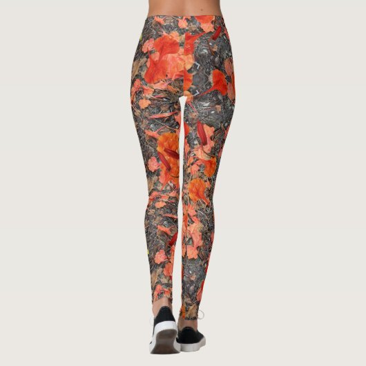 Flamboyant Petals Leggings (Rückseite)