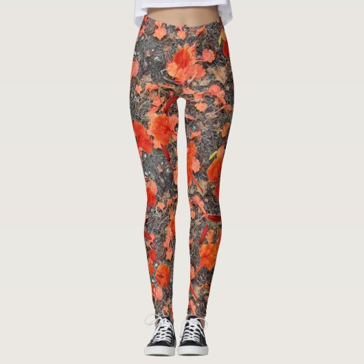 Flamboyant Petals Leggings (Vorderseite)