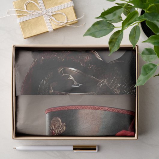 Flamboyant Steampunk Style Alligator Decoupage Seidenpapier (Geschenk)