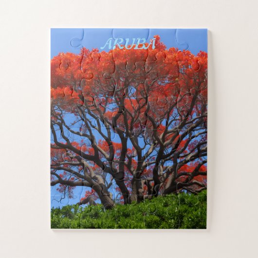 Flamboyantbaum Puzzle (Vertikal)