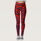 Flame Airbrush Leggings (Vorderseite)