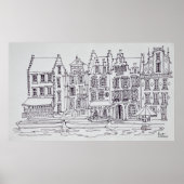 Flame Architecture, Gent, Belgien Poster (Vorne)