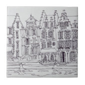 Flame Architecture waterfront, Gent, Belgien Fliese (Vorderseite)