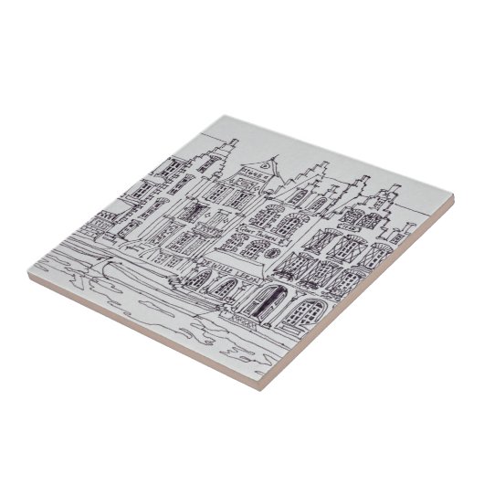 Flame Architecture waterfront, Gent, Belgien Fliese (Seite)