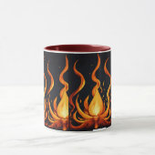 "Flame Burst Art Tasse" Tasse (Zentrum)