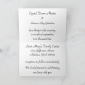 Flame Calla Lily Einladung (Innenseite)