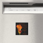 Flame Calla Lily Magnet (In Situ (Geschirrspüler))