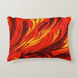 Flame Cascade Accent Pillow Dekokissen