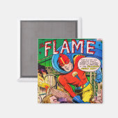 Flame Comics Magnet (Vorderseite/Rückseite)