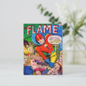 Flame Comics Postkarte (Stehend Vorderseite)