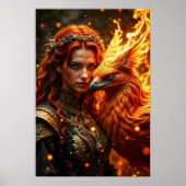 Flame Enchantress Fantasy Poster (Vorne)
