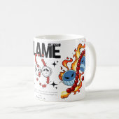 🔥Flame Fist Warrior Mug – Fire Anime Coffee Cup🔥 Kaffeetasse (VorderseiteRechts)