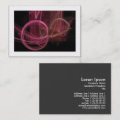 Flame Fraktal 01 (grenzübergreifend) Visitenkarte (Vorne/Hinten)