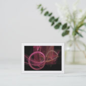 Flame Fraktal 01 (grenzübergreifend) Visitenkarte (Stehend Vorderseite)