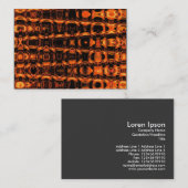 Flame Fraktal Wave Muster Visitenkarte (Vorne/Hinten)