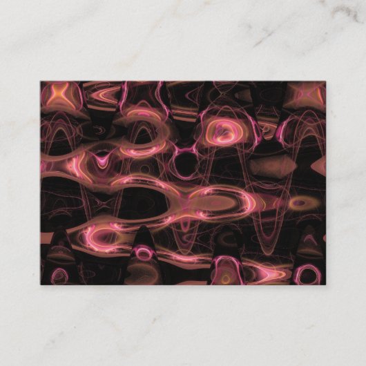 Flame Fraktal Waves 01 Visitenkarte (Vorderseite)