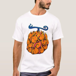 Flame Fruit Grafik T-Shirt Feurige Tropenfrucht