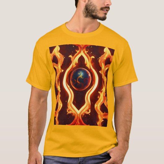 Flame Fusion: Entfesseln Sie Ihren Dream Style mit T-Shirt (Vorderseite)