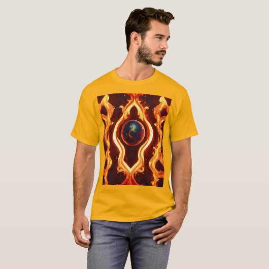 Flame Fusion: Entfesseln Sie Ihren Dream Style mit T-Shirt (Vorne ganz)