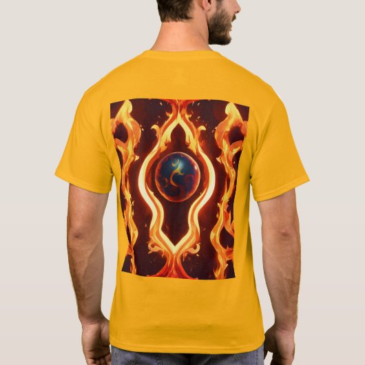 Flame Fusion: Entfesseln Sie Ihren Dream Style mit T-Shirt (Rückseite)