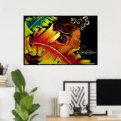 Flame I Poster (Heimbüro)