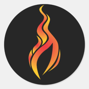 Flame Icon Sticker