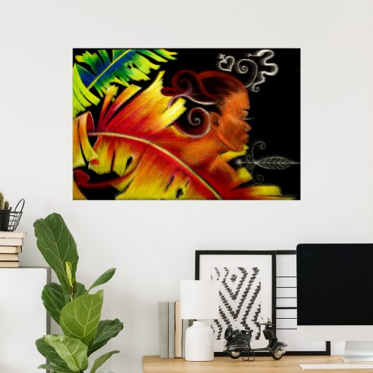 Flame II Wasser Poster (Heimbüro)