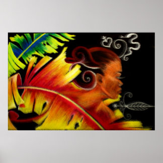 Flame II Wasser Poster
