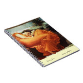 Flame June von Frederick Leighton-Notebook Notizblock (Rechte Seite)