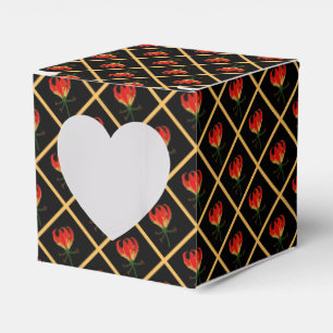 Flame Lily Gloriosa Gevor Box Geschenkschachtel