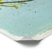 Flame Lily von Cheryl Jowers Poster (Ecke)