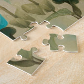 Flame Lynx Point Siamese Portrait Art Puzzle (Seite)