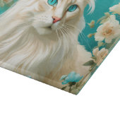 Flame Lynx Point Siamese Portrait Art Schneidebrett (Ecke)