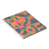 Flame, Mitternacht, grüner Notepad oder Jotter Notizblock (angewinkelt)