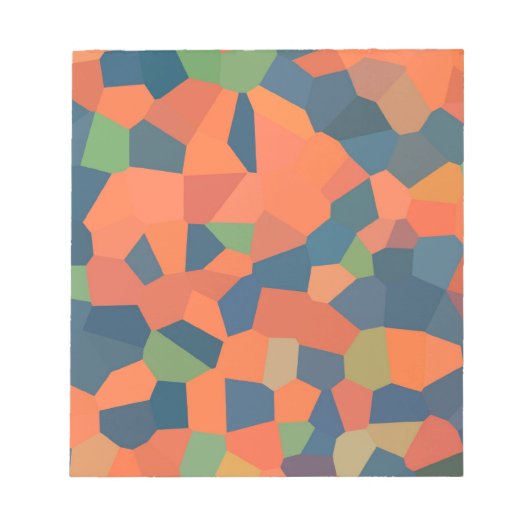 Flame, Mitternacht, grüner Notepad oder Jotter Notizblock (Vorderseite)