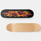 "Flame On" Skateboard Deck (Horizontal)