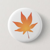 Flame Orange Leaf Button (Vorderseite)