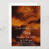 Flame Party 3 Einladen voll Einladung (Vorne/Hinten)