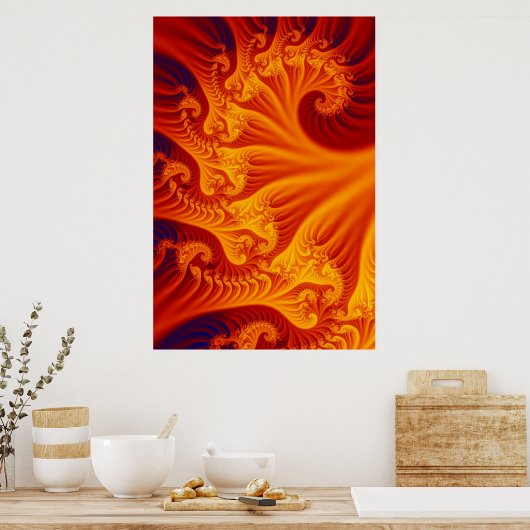 Flame Poster (Küche)