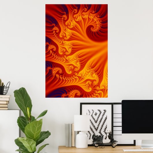 Flame Poster (Heimbüro)