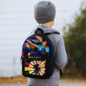 Flame Racer Backpack Bedruckter Rucksack