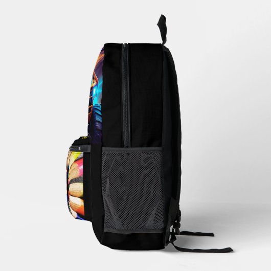 Flame Racer Backpack Bedruckter Rucksack (Rechts)