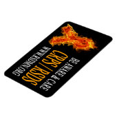 Flame Ribbon Magnet (Linke Seite)