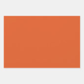 Flame Solid Color Geschenkpapier Set (Vorderseite)