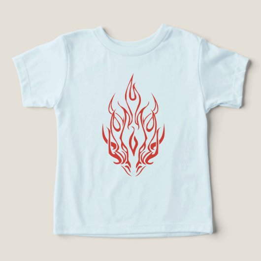 Flame Spirit Face | Tribal Fire Silhouette Art (Design Vorderseite)