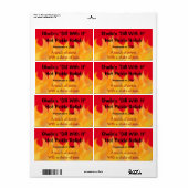 Flame Thame hausgemachte Canning Label (Vorne)